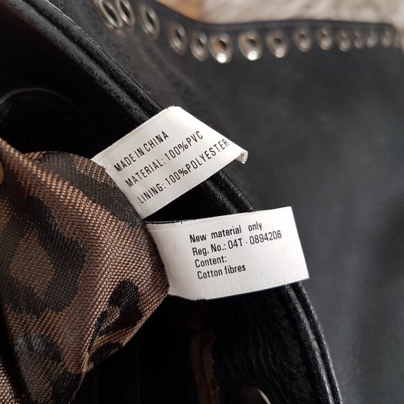 Hillary Radley Black Faux Leather Shoulder Bag - Picture 12 of 13